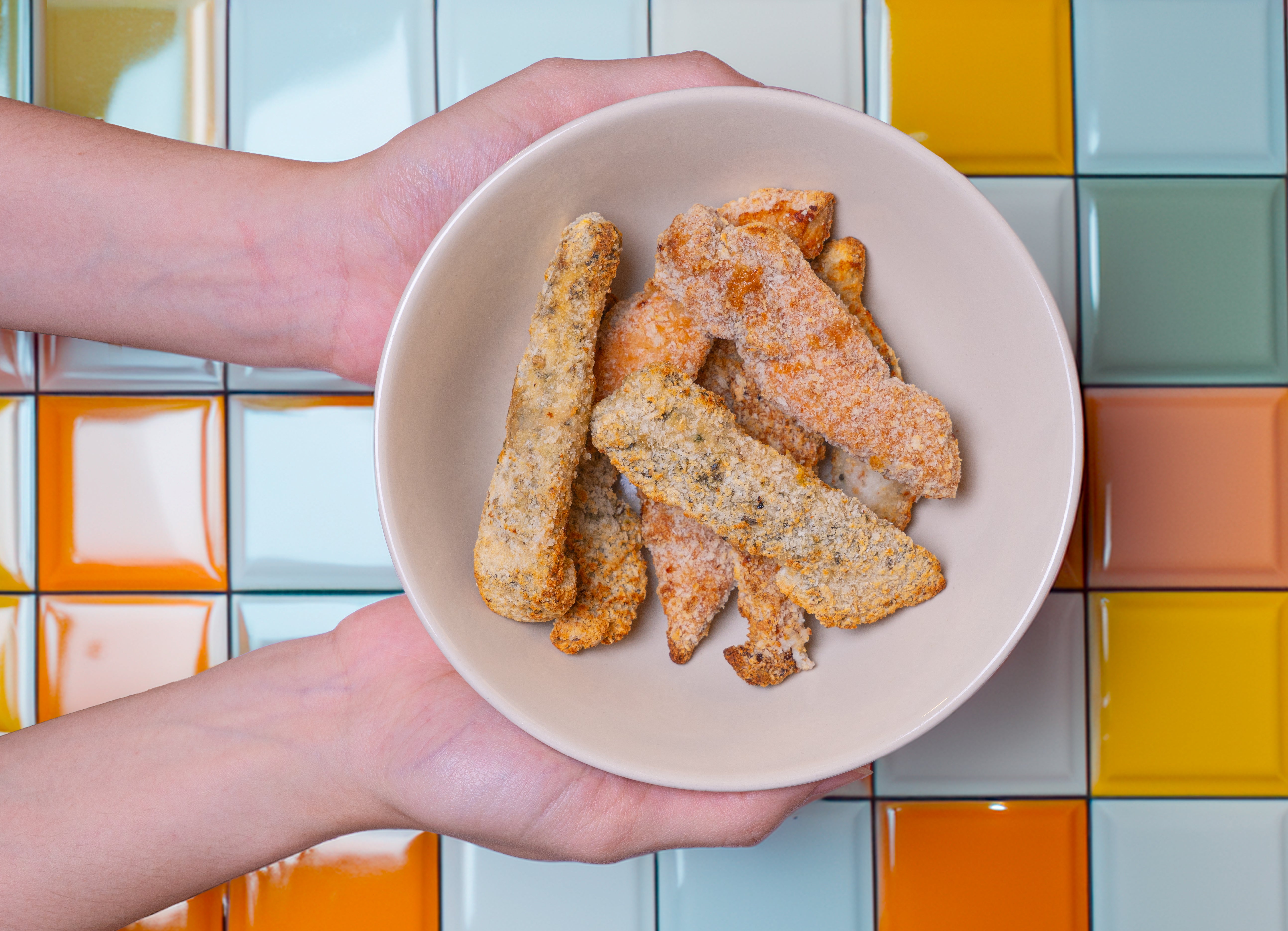 شرائح دجاج بالأعشاب